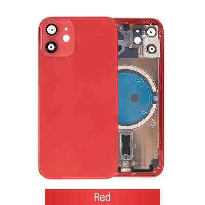 Rear Housing for iPhone 12 mini (NO LOGO)-Red Rear Housing for iPhone 12 mini (NO LOGO)-Red